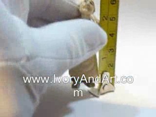 Mammoth Ivory Netsuke - Japanese Waiter