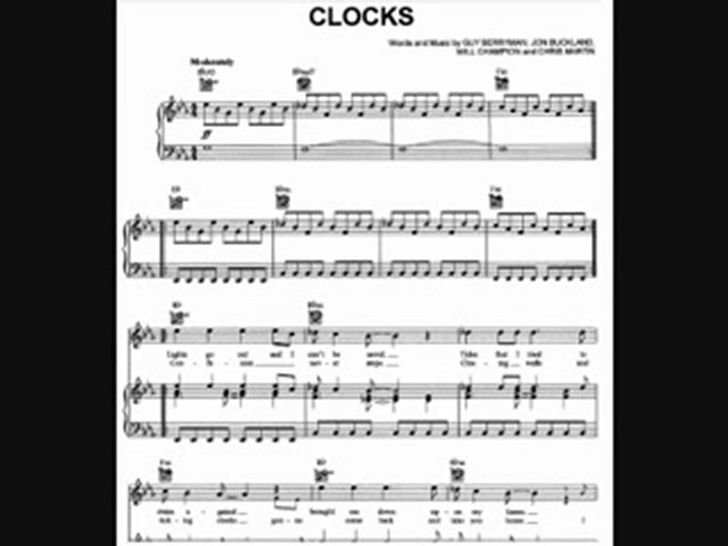 30+ Clocks Piano Sheet Music Pictures
