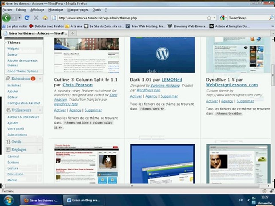 Comment installer un thème WordPress