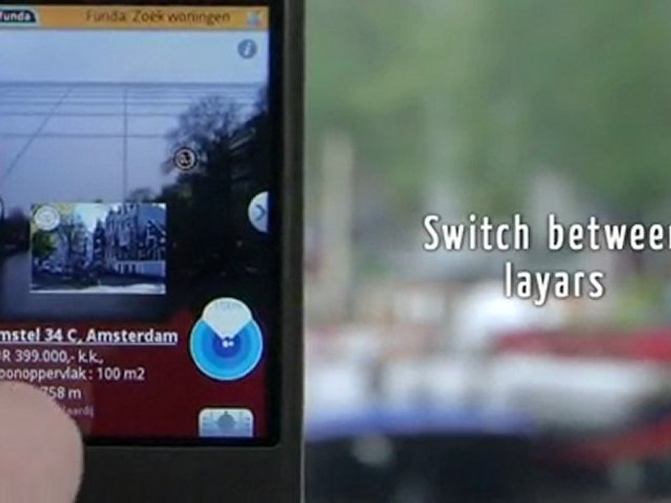Layar. worlds first mobile Augmented Reality browser