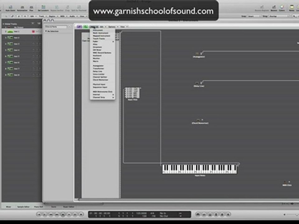 Logic Environment - clicks and ports