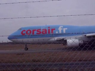 Corsair 747 - Aéroport Nantes Atlantique.