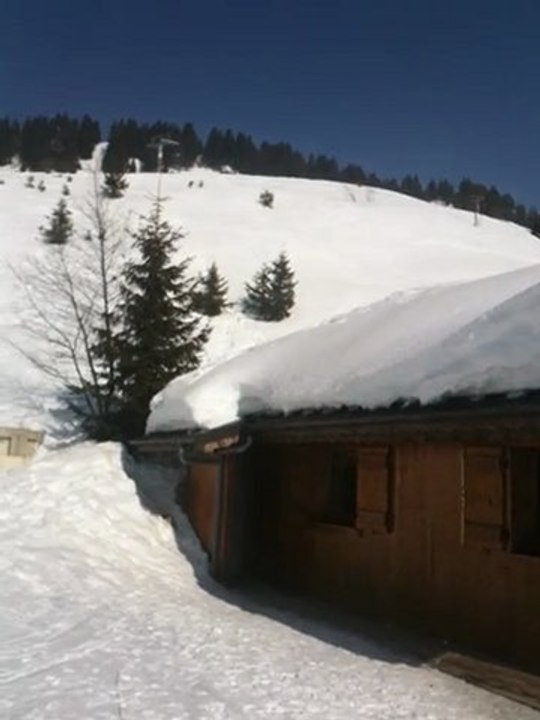 Chute à ski