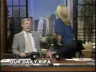 Kelly Ripa tries to Moon Sam Champion