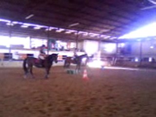 Moi au galop avec Darling