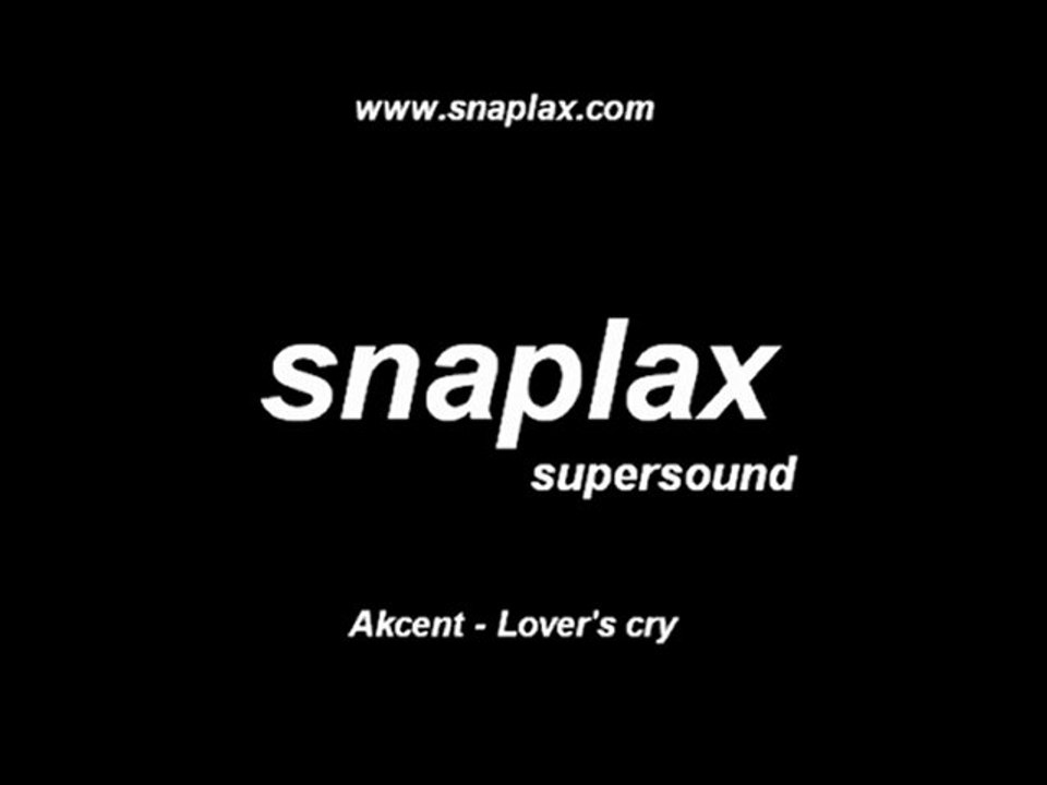 snaplax supersound lover's cry