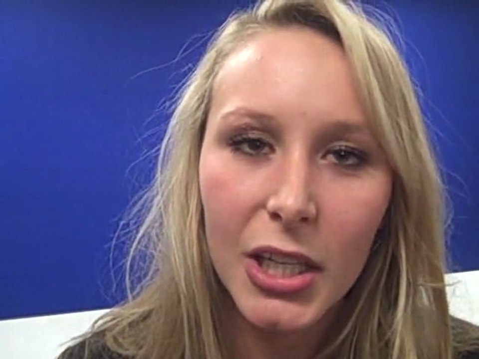 Marion Le Pen, heureuse, de la renaissance du FN