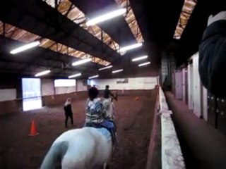 2ème leçon d'Alex cette année au manège El Cortijo