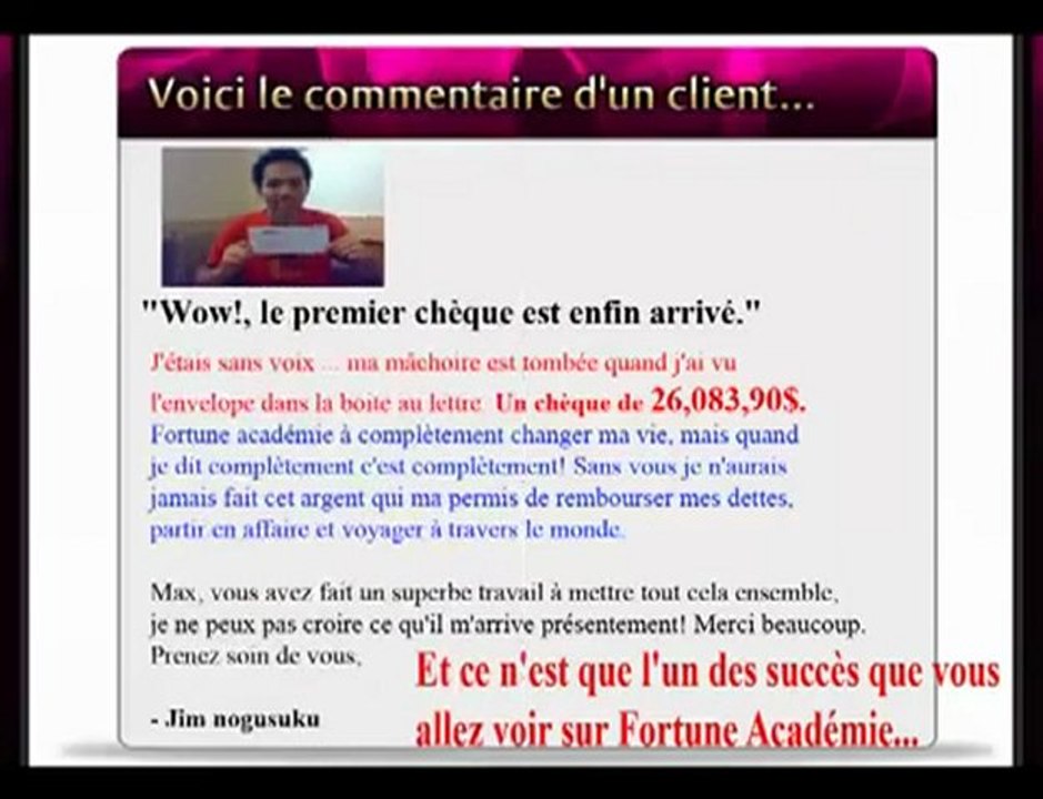 Fortune academie | Gagner de l'argent|Travail a domicile
