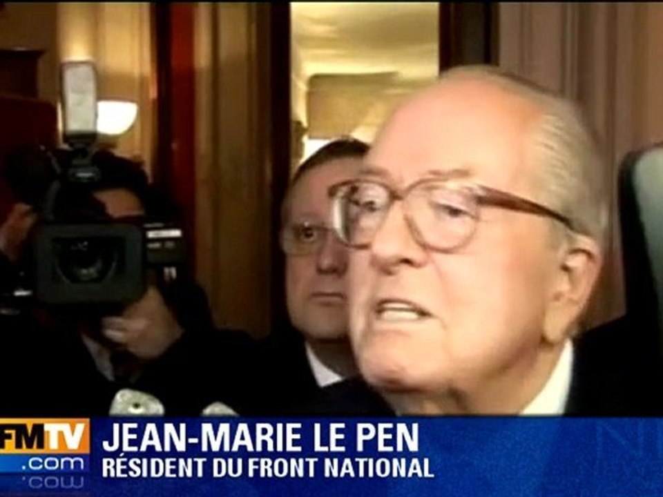 Jean-Marie Le Pen : "Le FN est ressuscité"