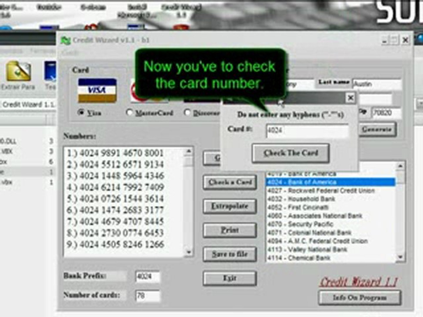 Credit card wizard v1.1 generator 2020 Credit card wizard v1.1 generator 2020