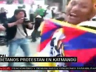 Manifestación de tibetanos en Nepal, 7 detenidos