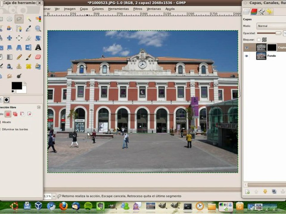 Sencillo efecto color b/n en la misma foto (I)