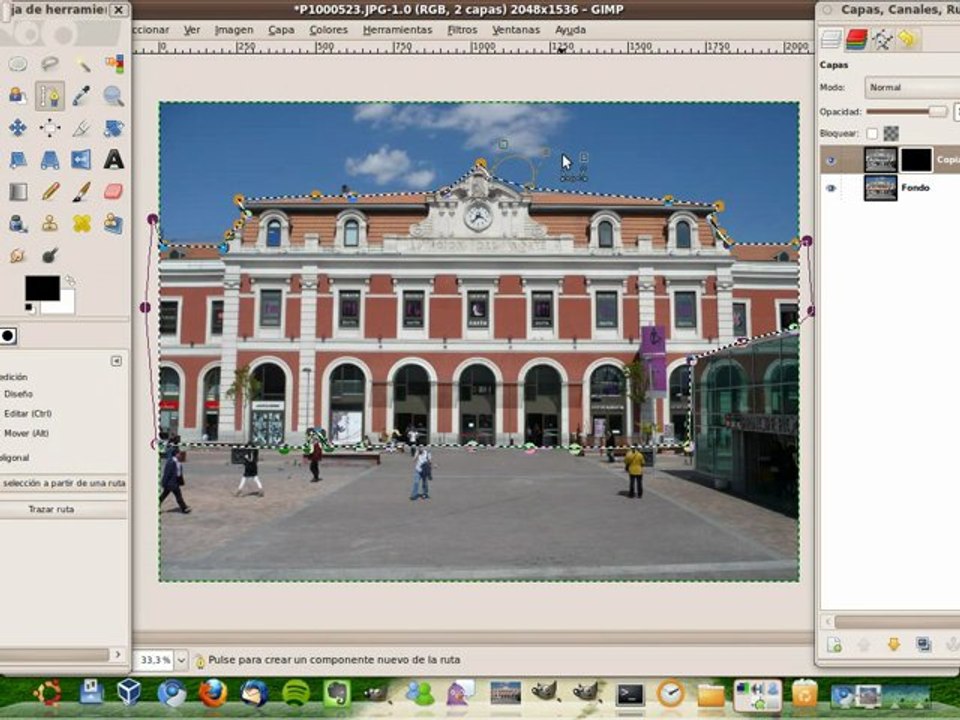 Sencillo efecto color b/n en la misma foto (II)