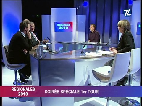 Soiree regionales 2010 de 7LTV en Languedoc Roussillon