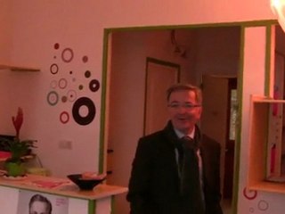 François Bonneau Arrivée à la permanence de campagne (2)