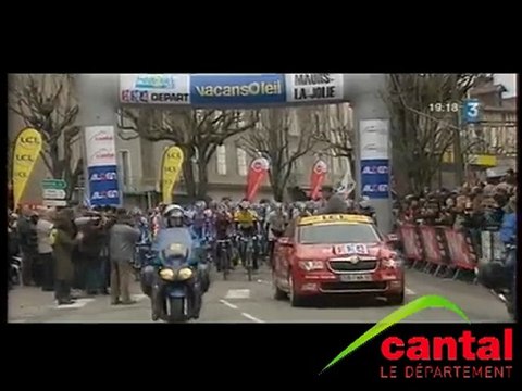 le départ du Paris/Nice à Maurs (Cantal)