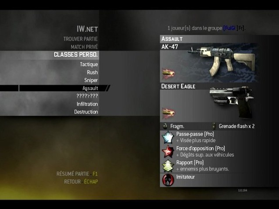 |Tuto\ Conseil sur les classes de CoD:MW2