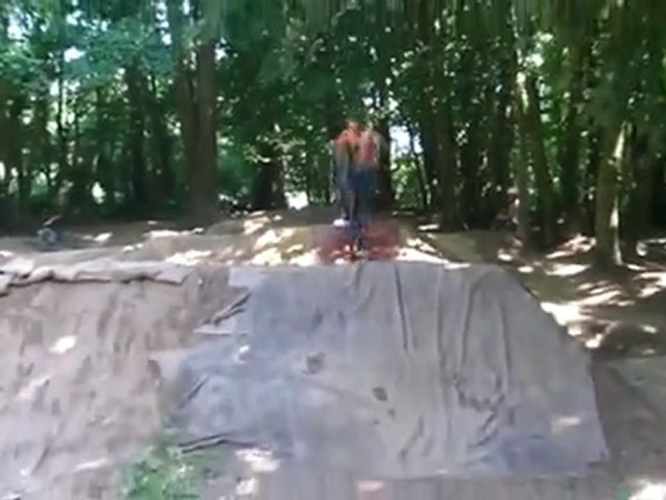 Chute en vélo