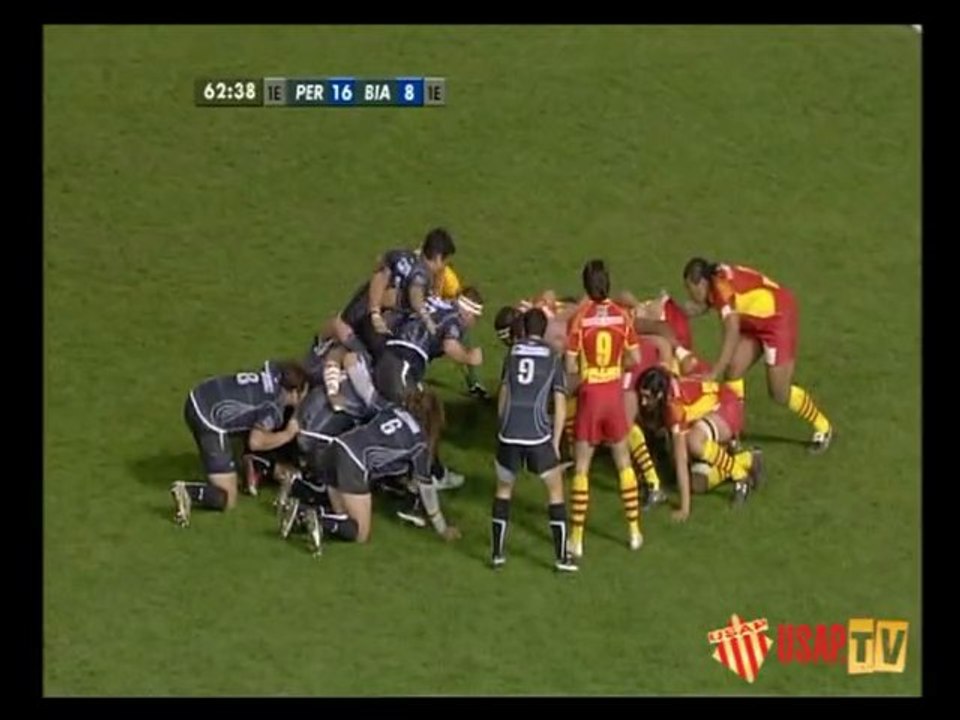 Résumé du match USAP BO - Mars 2010
