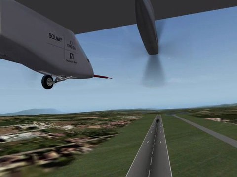 Le premier vol virtuel de Solar Impulse