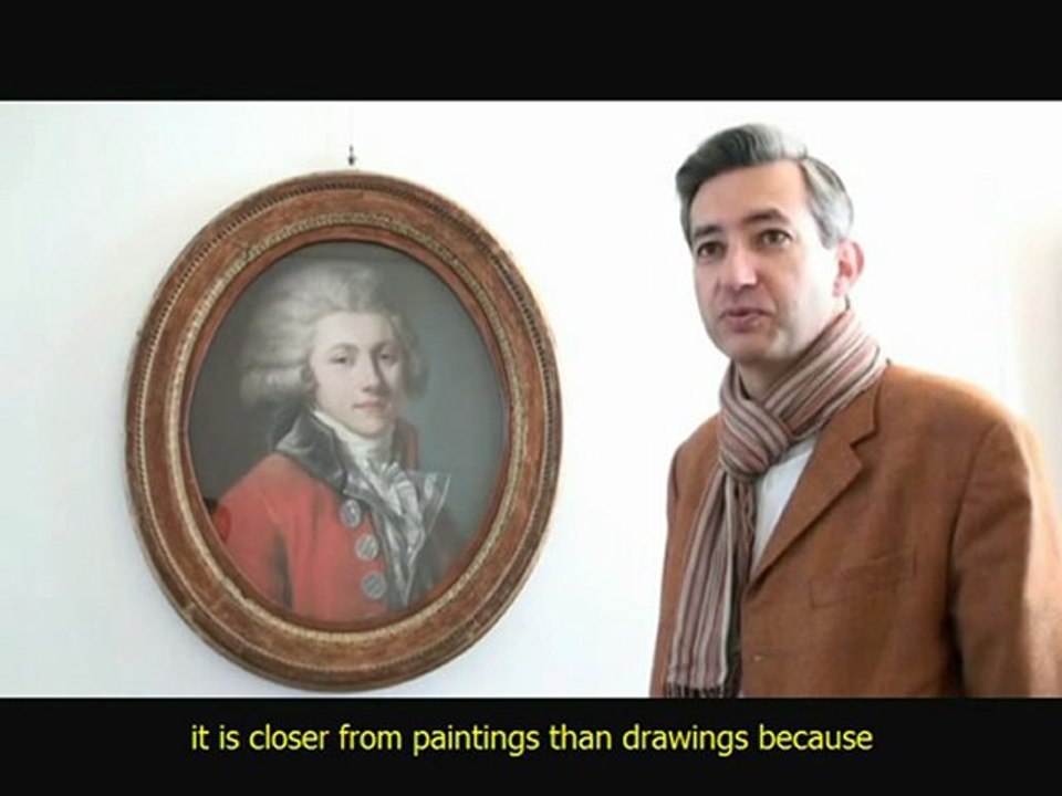 Portrait d'homme par Joseph Ducreux, galerie Alexis Bordes