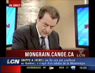 Jean-Luc Mongrain et les ecureuils