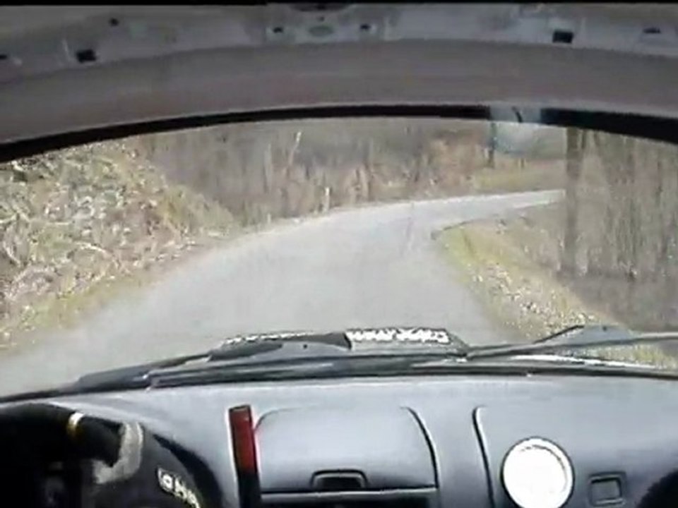 Rallye Baldomérien 2010 Equipage DEPLATIERE Caméra embarquée