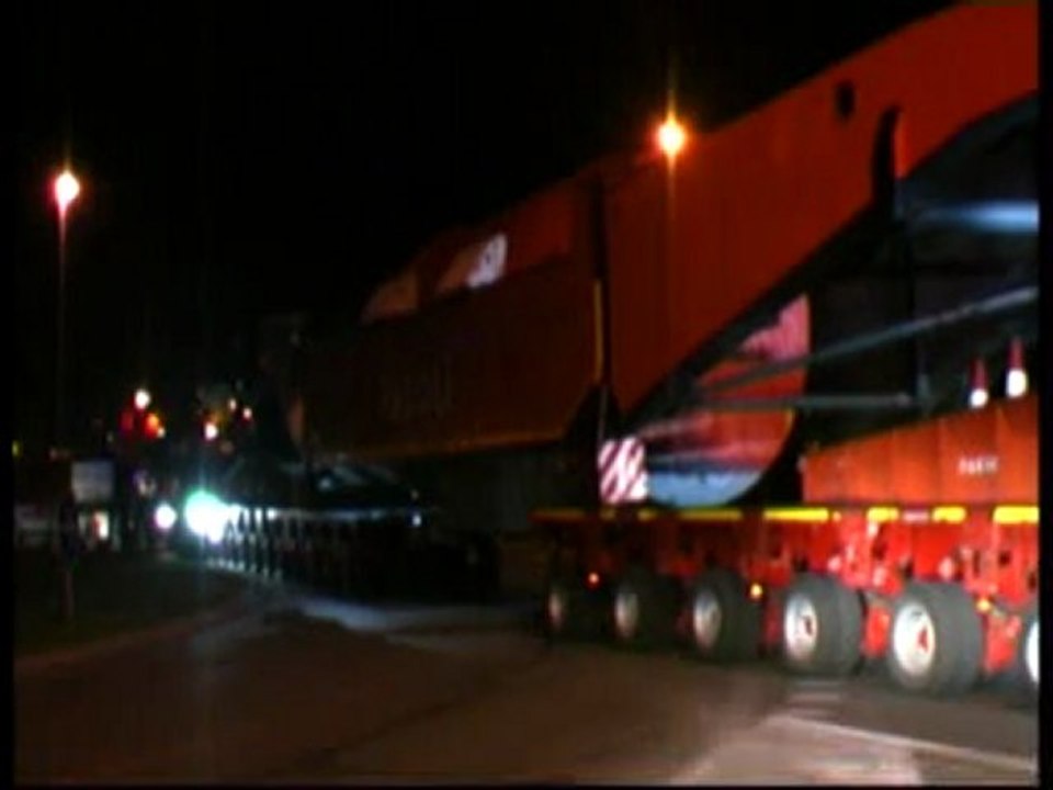 Transport exceptionnel a Chalon