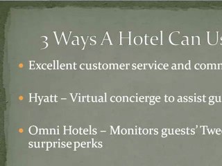 3 Ways Hotel Can Use Twitter