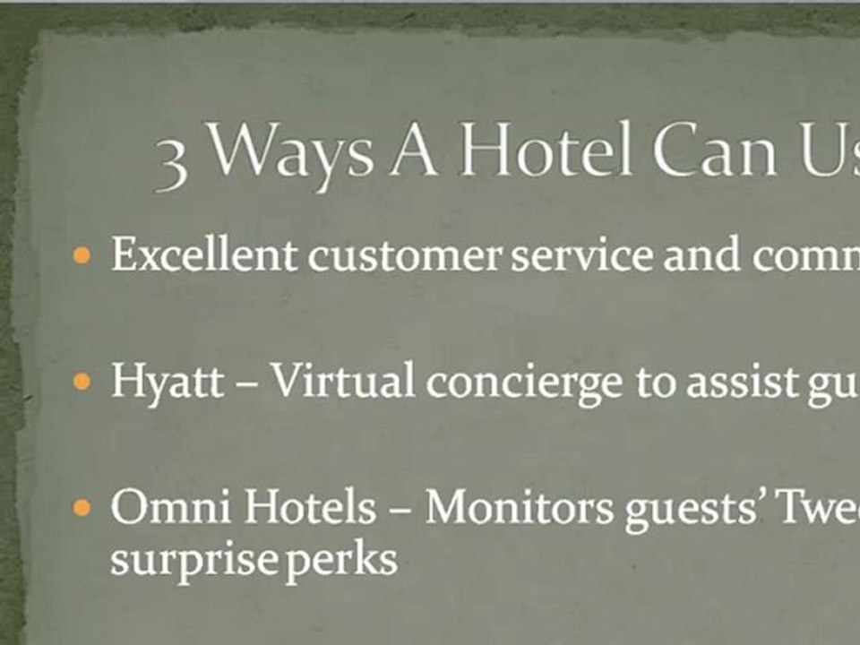 3 Ways Hotel Can Use Twitter