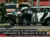 Autoridades mexicanas investigan asesinato de 3 funcionarios