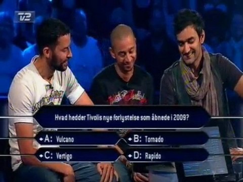 Outlandish @ Who wants to be a millionaire?