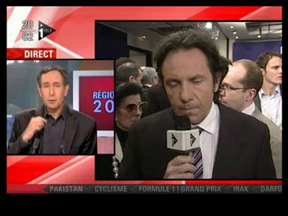 F. Lefebvre - Soirée régionales - iTélé - 14/03/2010