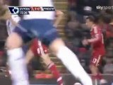 Disgraceful Portsmouth player headbutts Stevie G’s elbow
