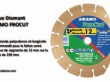 Disque diamant SIDAMO PROCUT(coupe dalle béton gravillonnée)