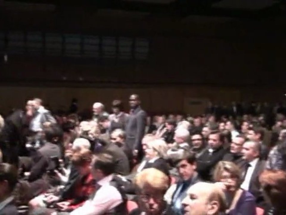 Grand meeting de l'entre-deux-tours à Lyon, Rhône-Alpes