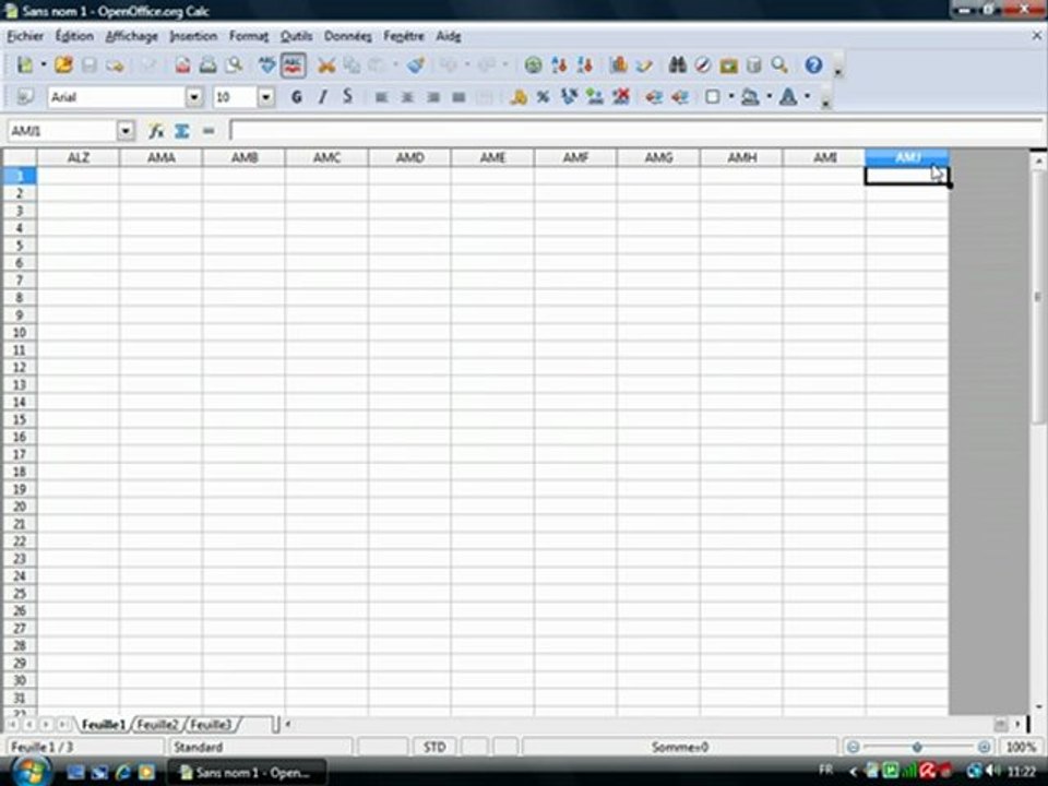 Tableur 1.2 "Présentation du tableur"