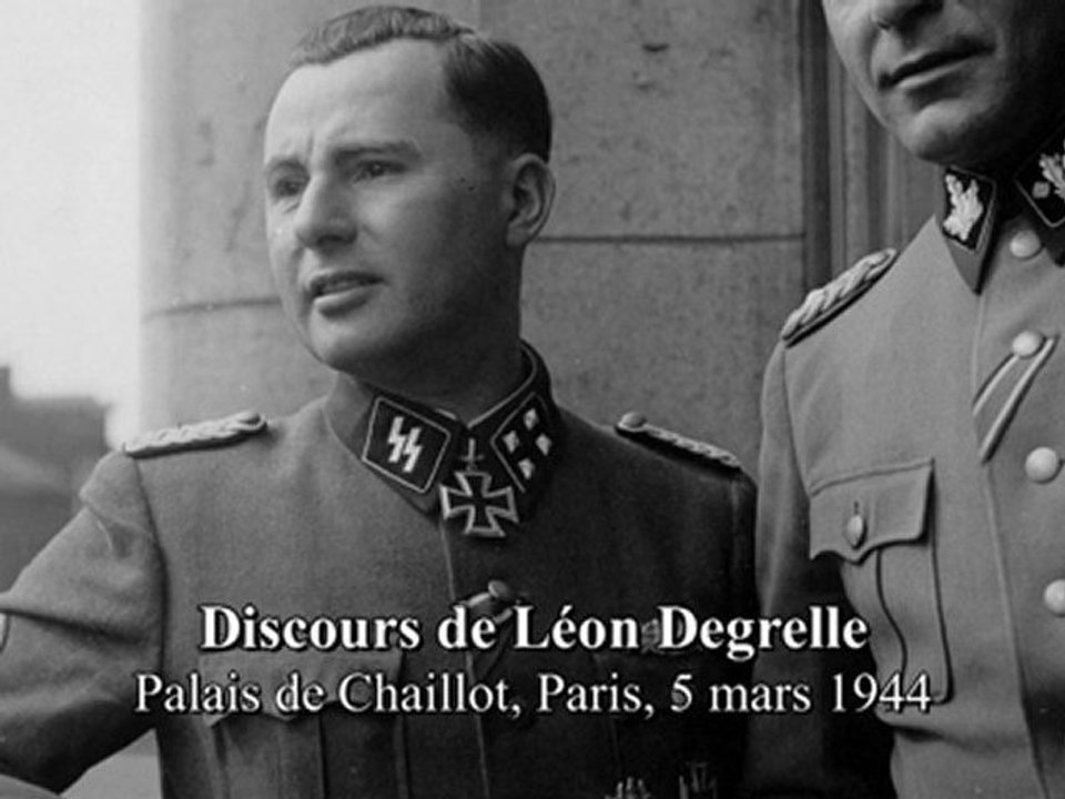 Léon Degrelle - 5 03 1944 Waffen SS, LVF, Milice