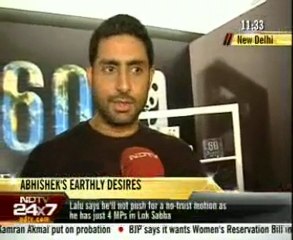Earth Hour Ambassador Abhishek Bachchan on NDTV