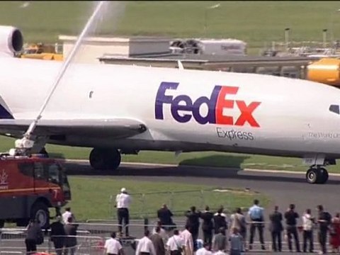 Donation du Boeing 727 N166FE Fedex au musée de l'Air