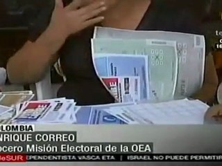 Hubo compra de votos en Colombia (OEA)