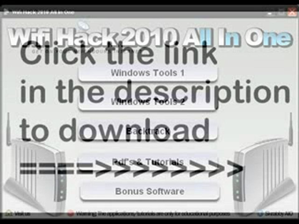 Wireless Hacking tools 2010 All In one! Works 100%