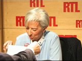 Christine Lagarde sur RTL : 
