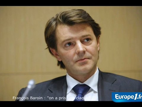 Baroin : « on a pris une claque »