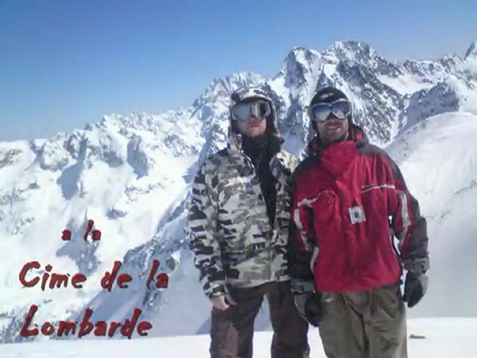 Cime de la Lombarde et la cabane HP