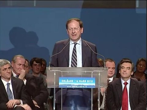 DISCOURS HERVE NOVELLI 2ND TOUR 16/03/2010 ZENITH ORLEANS