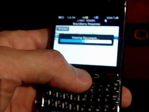 CES 2010 - BlackBerry Presenter Demo