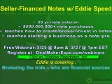 Eddie Speed - Note School - Seller Financed Notes