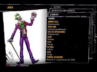 Grabaciones Batman Arkham Asylum en Español [5 5]